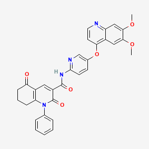 Chemical structure of ONO-7475