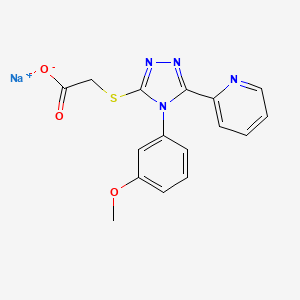 Chemical structure of GJ-103 (sodium salt)