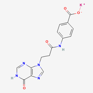 Chemical structure of Leteprinim Potassium