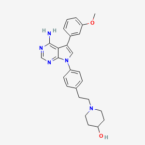 Chemical structure of CGP 77675