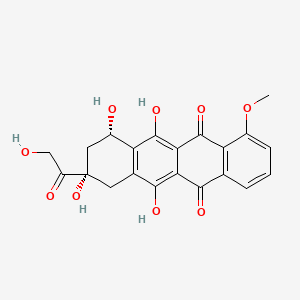 Chemical structure of Doxorubicinone