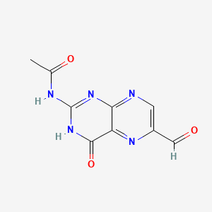 Chemical structure of Acetyl-6-formylpterin