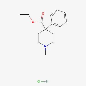 Chemical structure of Meperidine Hydrochloride