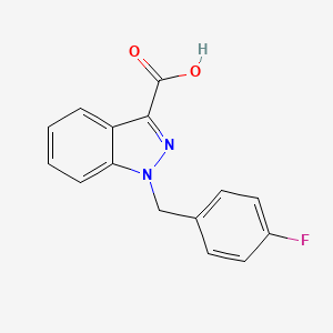 Chemical structure of AB-FUBINACA metabolite 4