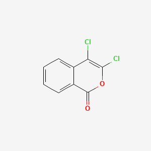 Chemical structure of 3,4-Dichloroisocoumarin