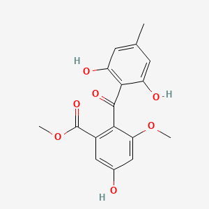 Chemical structure of Sulochrin