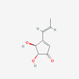 Chemical structure of Terrein