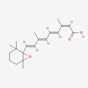 Chemical structure of 5,6-Epoxyretinoic acid