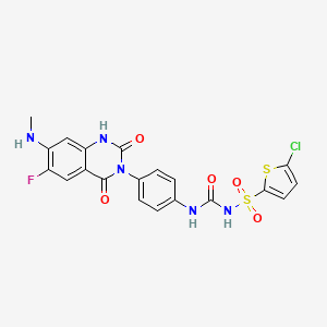 Chemical structure of Elinogrel