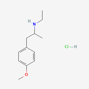 Chemical structure of N-ethyl-4-Methoxyamphetamine (hydrochloride)