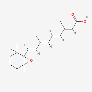 Chemical structure of all-trans-5,6-Epoxyretinoic acid