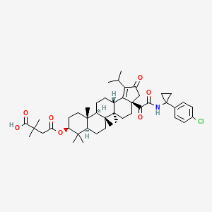 Chemical structure of GSK2578999A
