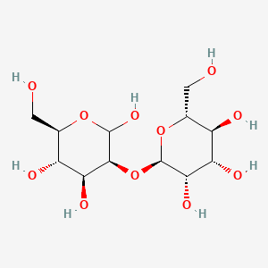 Chemical structure of 2α-Mannobiose