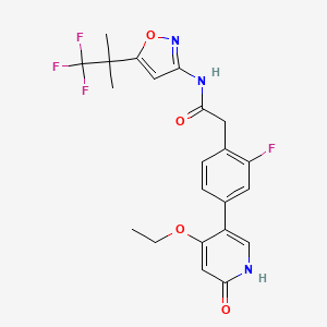 Chemical structure of GSK3179106