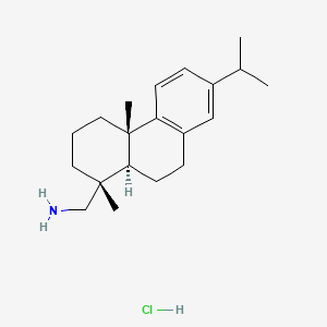 Chemical structure of Leelamine Hydrochloride