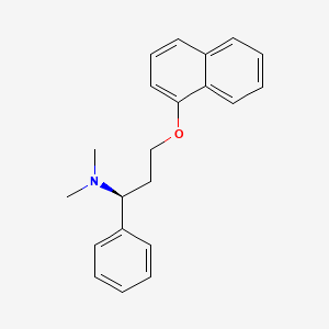 Chemical structure of Dapoxetine