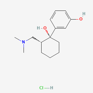 Chemical structure of O-Desmethyl tramadol hydrochloride