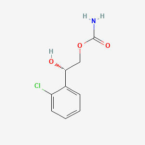 Chemical structure of Carisbamate