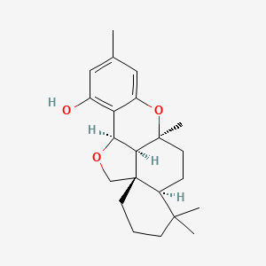 Chemical structure of Siccanin