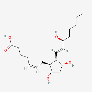 Chemical structure of 8-iso Prostaglandin F2α