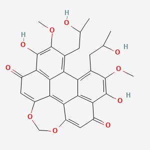 Chemical structure of Cercosporin
