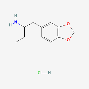 Chemical structure of BDB (hydrochloride)