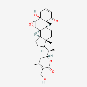 Chemical structure of 12-Deoxywithastramonolide