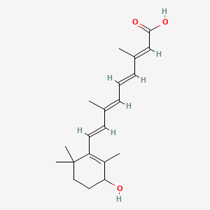 Chemical structure of 4-Hydroxyretinoic acid