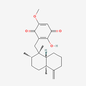 Chemical structure of Ilimaquinone