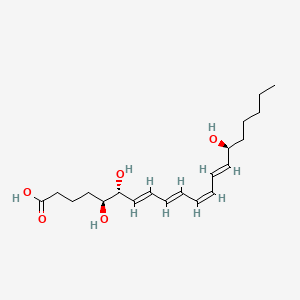 Chemical structure of Lipoxin A4