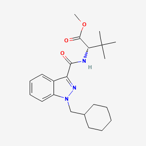 Chemical structure of MDMB-CHMINACA