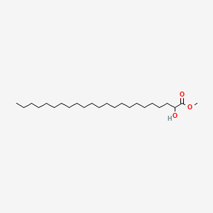 Chemical structure of 2-hydroxy Tricosanoic Acid methyl ester