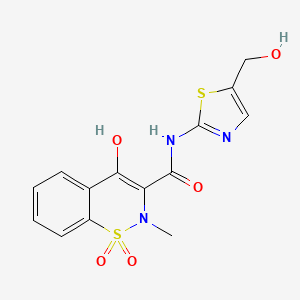 Chemical structure of 5'-hydroxy Meloxicam