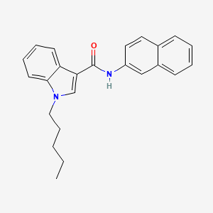 Chemical structure of NNEI 2'-naphthyl isomer