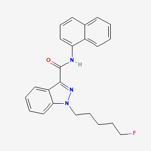 Chemical structure of 5-fluoro MN-18