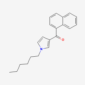 Chemical structure of JWH 031
