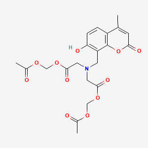 Chemical structure of Calcein Blue AM