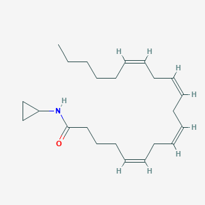 Chemical structure of Arachidonylcyclopropylamide