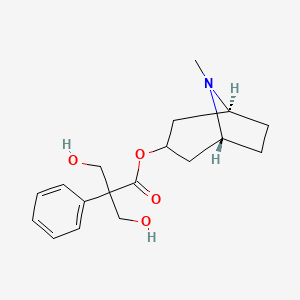 Chemical structure of Oxymethylatropine