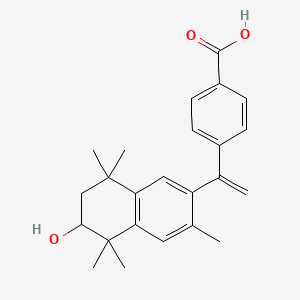 Chemical structure of 6-hydroxy Bexarotene