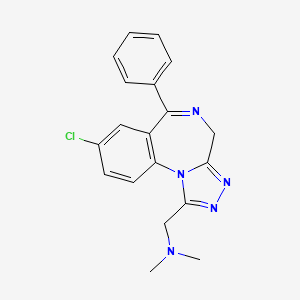 Chemical structure of Adinazolam