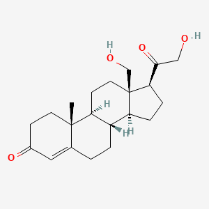 Chemical structure of 18-Hydroxy-11-Deoxycorticosterone