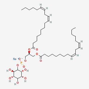 Chemical structure of Phosphatidylinositols (soy) (sodium salt)