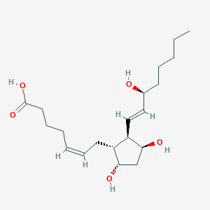 Chemical structure of 11β-Prostaglandin F2α