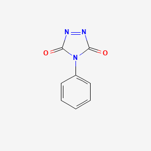 Chemical structure of 4-Phenyl-1,2,4-triazoline-3,5-dione