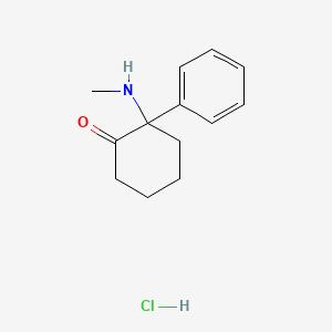 Chemical structure of Deschloroketamine hydrochloride