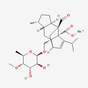 Chemical structure of Sordarin sodium salt