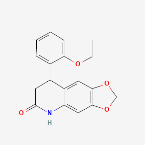 Chemical structure of FQI 1