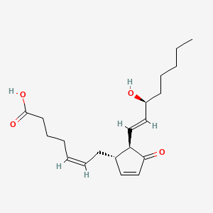 Chemical structure of Prostaglandin J2