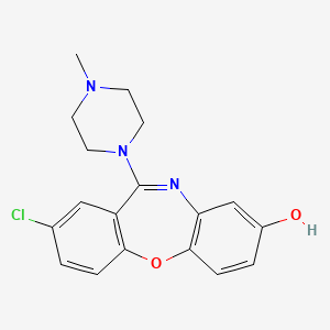 Chemical structure of 8-Hydroxyloxapine